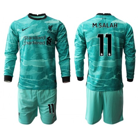 Fotballdrakt Liverpool M.Salah 11 Barn Bortetrøye 2020-2021 Langermet